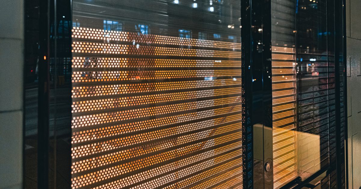 Maintaining See-Through Security Shutters for a Clean Look